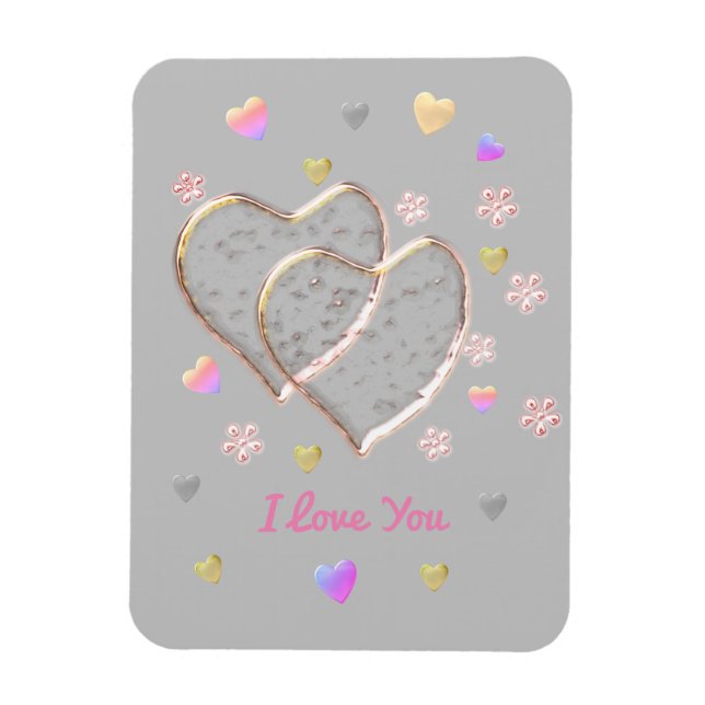 Magnet Flexible Je t'aime...plus que n'importe quel mot ne peut le (Vertical)