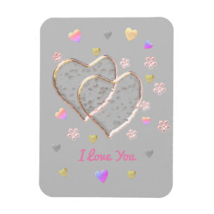 Magnet Flexible Je t'aime... plus que n'importe quels mots ne peuv