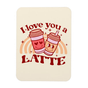 Magnet Flexible Je T'Aime Un Latte