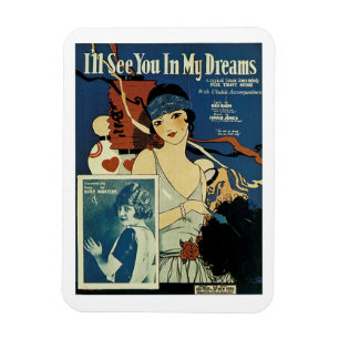 Magnet Flexible "Je te verrai dans mes rêves"