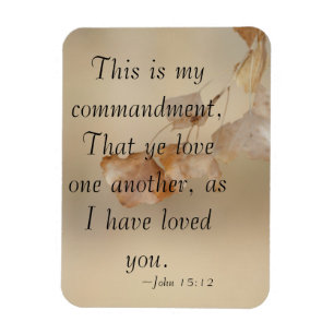 Magnet Flexible Jean 15:12 s'aime l'un l'autre