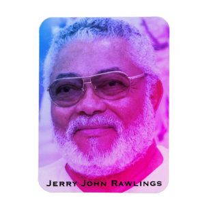 Magnet Flexible Jerry Rawlings, J.J. Rawlings, Président du Ghana