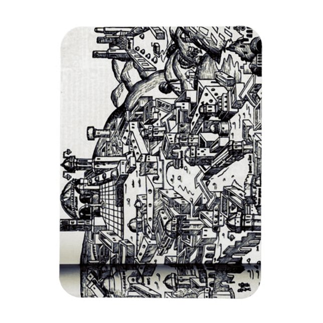 Magnet Flexible Jérusalem pendant le règne de Salomon  (Vertical)