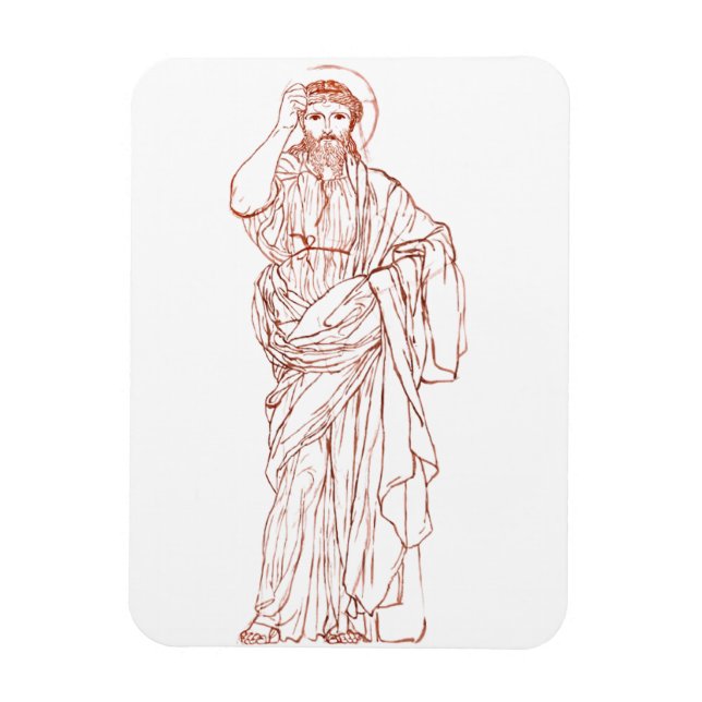 Magnet Flexible Jésus-Christ de Nazareth Fils de Dieu (Vertical)