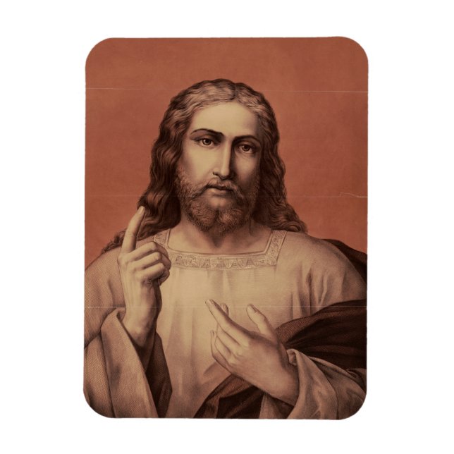 Magnet Flexible Jésus-Christ le Maître  (Vertical)