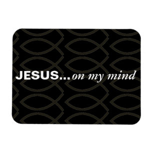 Magnet Flexible Jésus dans mon esprit Citations bibliques Personna
