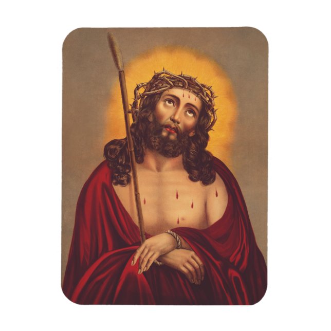 Magnet Flexible Jésus est couronné d'une couronne d'épines (Vertical)