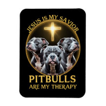 Jésus Est Mon Sauveur Les Pitbulles Sont Ma Thérap
