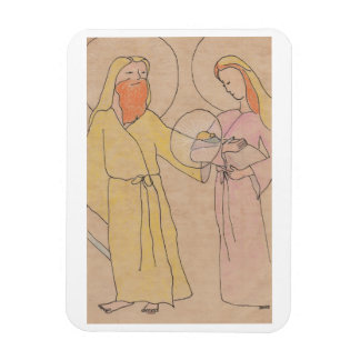 Magnet Flexible Jesus Joseph and Mary