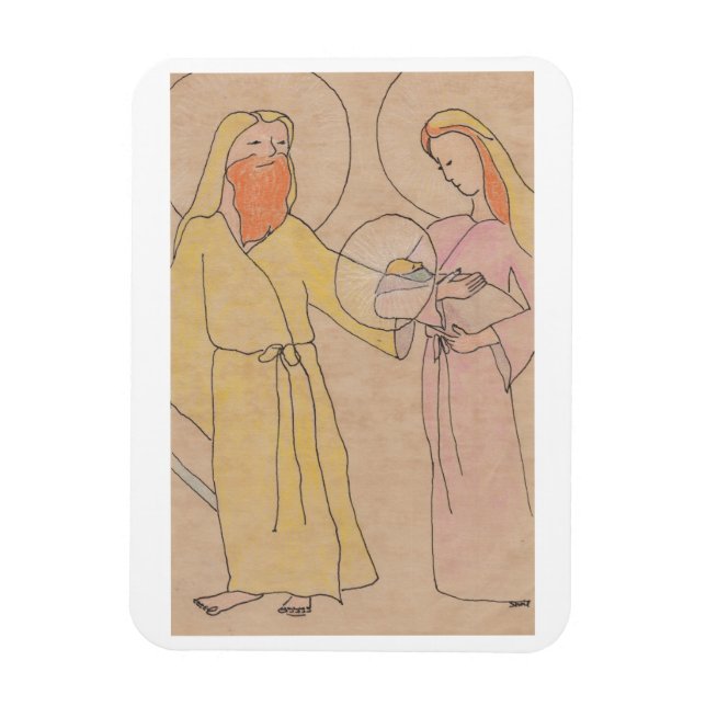 Magnet Flexible Jésus Joseph et Marie (Vertical)