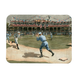 Magnet Flexible Jeu de baseball 1886 de ligue nationale