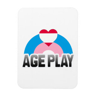 MAGNET FLEXIBLE JEU DE RÔLE SUR L'ÂGE ARC-EN-CIEL