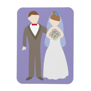 Magnet Flexible Jeune couple marié