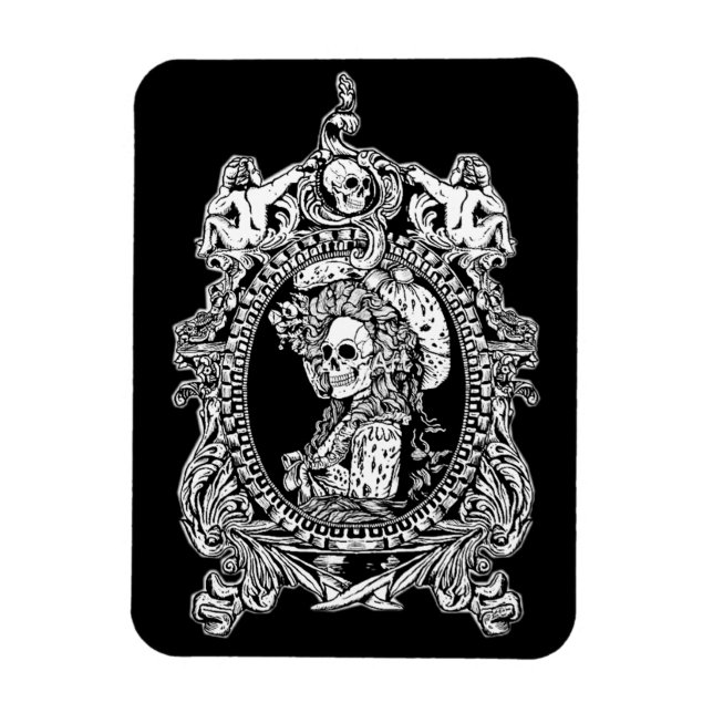 Magnet Flexible Jeune fille gothique (Vertical)