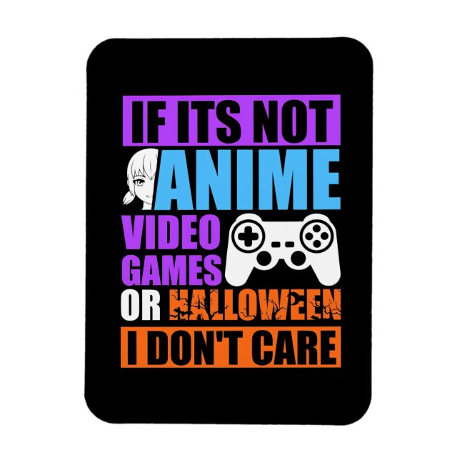 Magnet Flexible Jeux vidéo d'Halloween (Vertical)