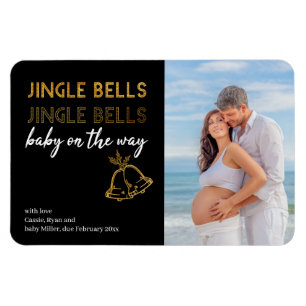 Magnet Flexible Jingle Bells Baby sur le chemin de Noël Photo