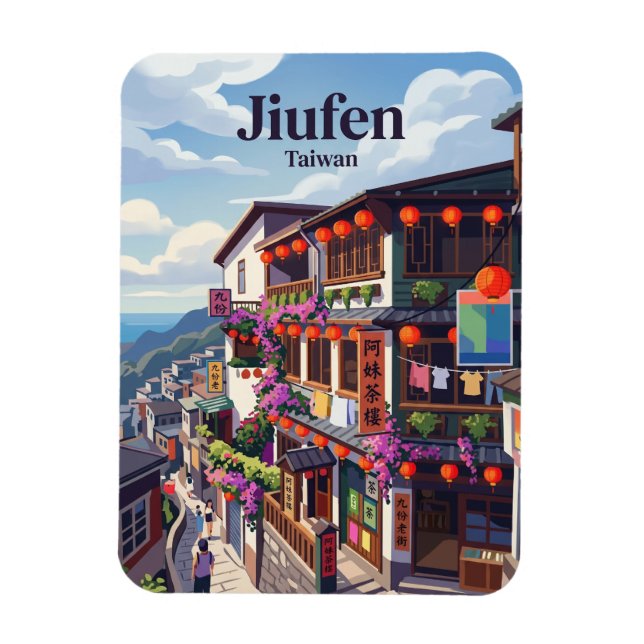 Magnet Flexible Jiufen Taïwan (Vertical)