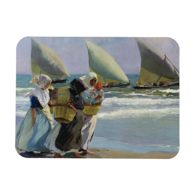 Magnet Flexible Joaquin Sorolla - Les Trois Voiles (Horizontal)