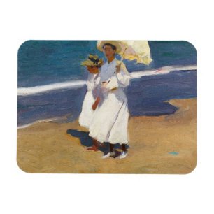 Magnet Flexible Joaquin Sorolla - sur la plage
