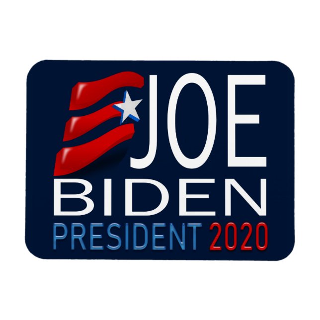 Magnet Flexible Joe Biden Élection du président démocrate 2020 (Horizontal)