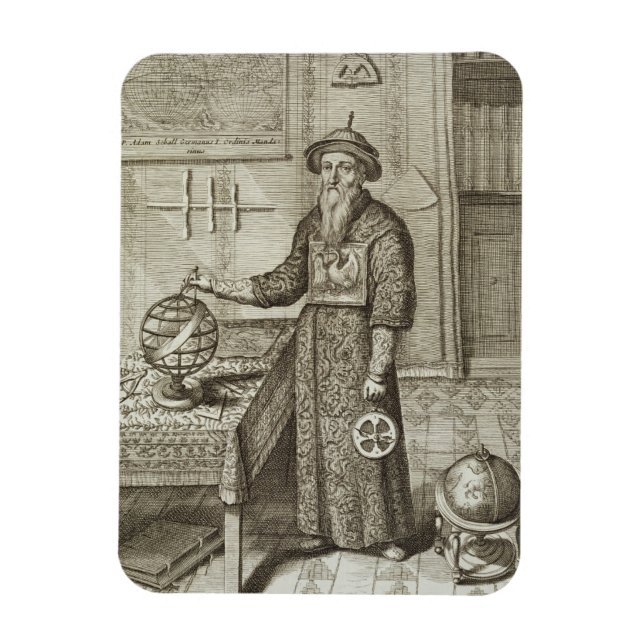 Magnet Flexible Johann Adam Schall von Bell (1591-1666) de 'Chin (Vertical)