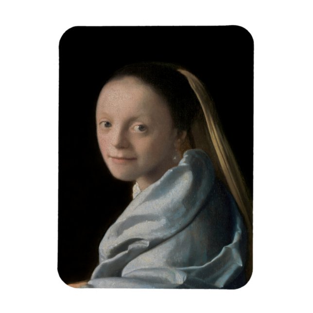 Magnet Flexible Johannes Vermeer - Étude d'une jeune femme (Vertical)