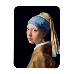 Magnet Flexible JOHANNES VERMEER - Fille avec une perle d'oreille