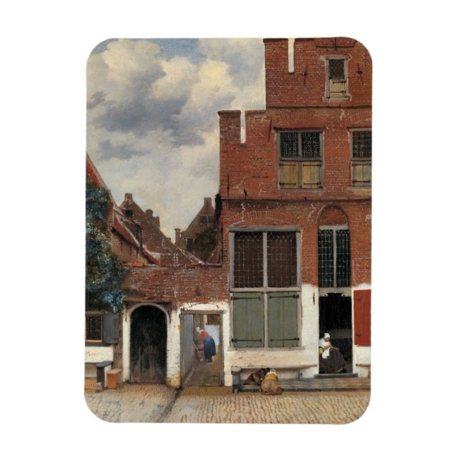 Magnet Flexible Johannes Vermeer - Little Street (Vertical)