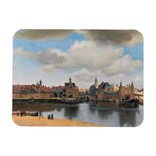 Magnet Flexible Johannes Vermeer, van Deft, Vue de Delft