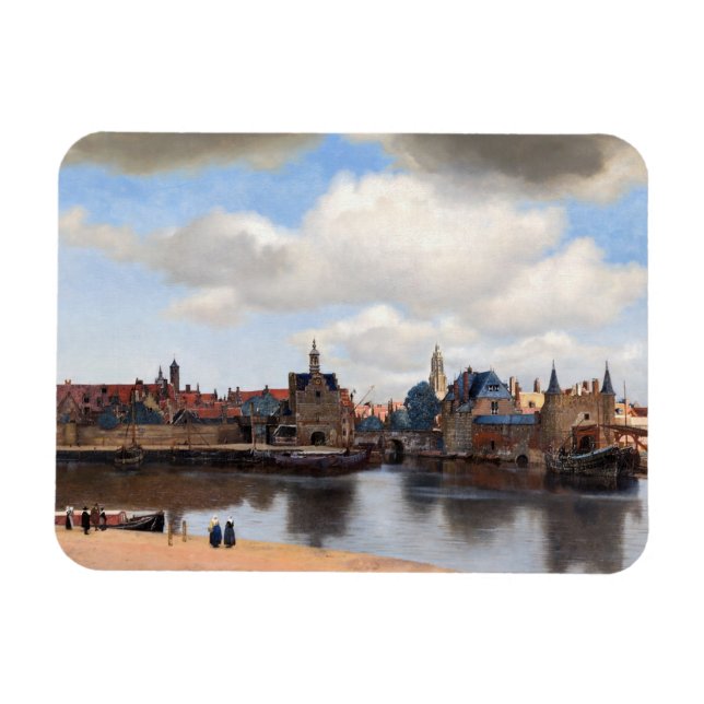 Magnet Flexible Johannes Vermeer - Vue de Delft (Horizontal)