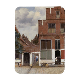 Magnet Flexible Johannes Vermeer, Vue Des Maisons À Delft