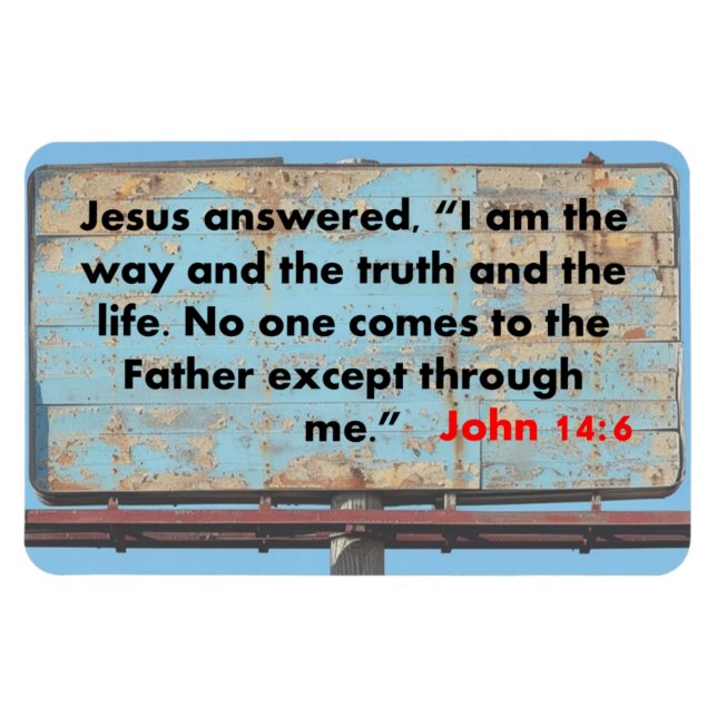 Magnet Flexible John 14:6 (Horizontal)
