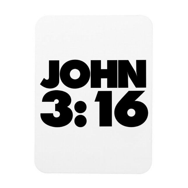 Magnet Flexible John 3:16 (Vertical)