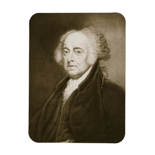 Magnet Flexible John Adams, 2e président des États-Unis (Vertical)