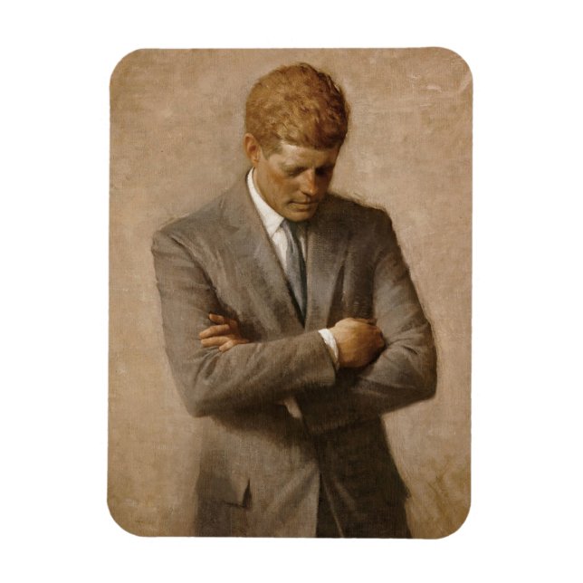 Magnet Flexible John F. Kennedy Portrait officiel (Vertical)