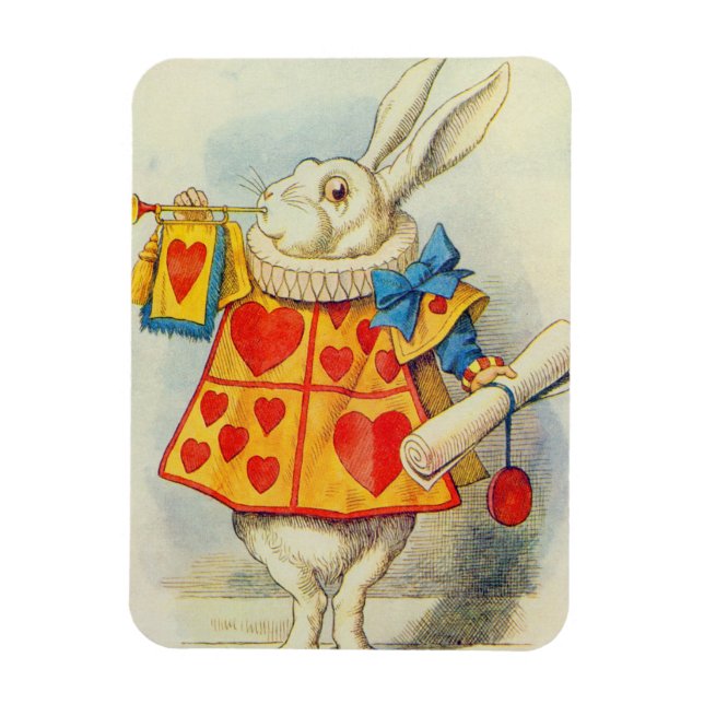 Magnet Flexible John Tenniel | The White Rabbit (Vertical)