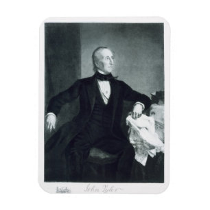 Magnet Flexible John Tyler, 10ème Président des États-Unis de