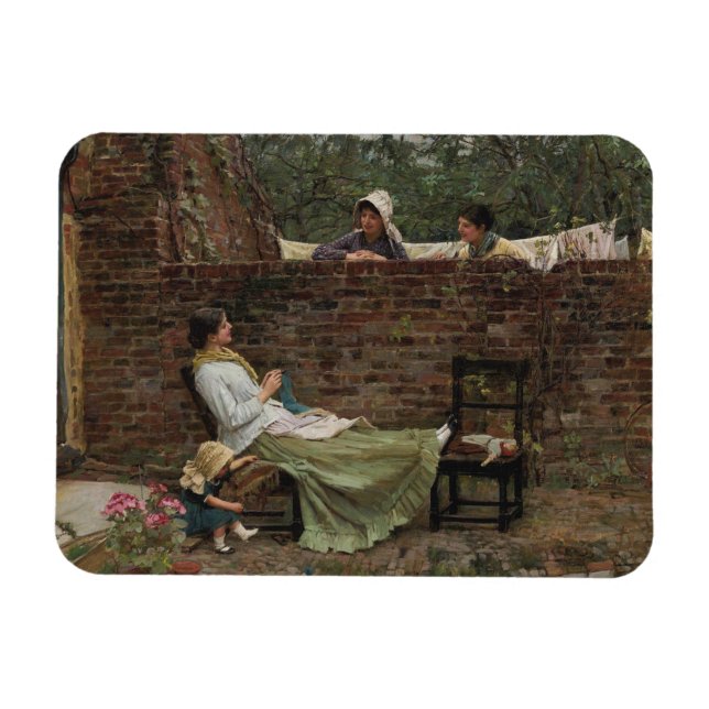 Magnet Flexible John William Waterhouse - Bons voisins (Horizontal)