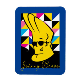 Magnet Flexible Johnny Bravo Pop Art Graphic