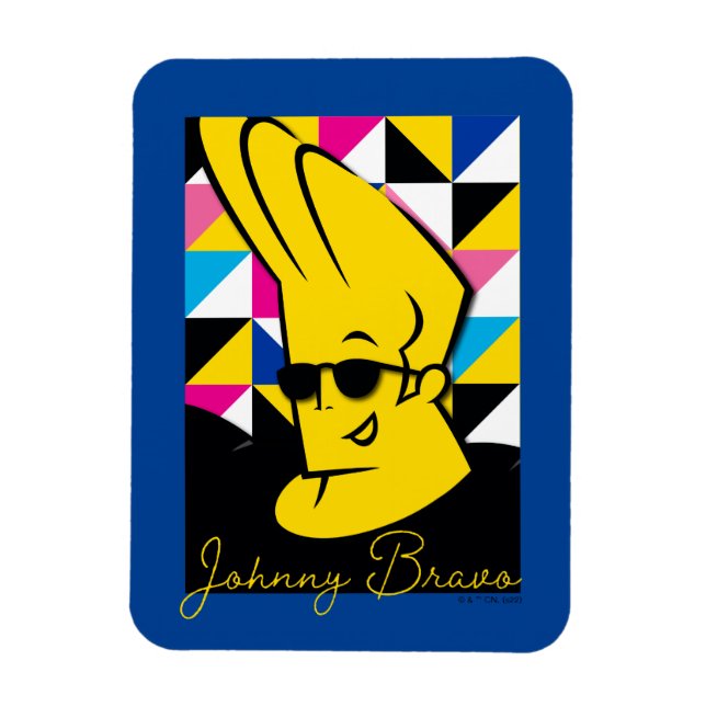 Magnet Flexible Johnny Bravo Pop Art Graphic (Vertical)