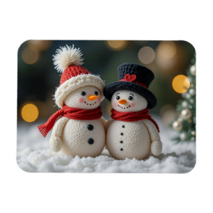 Magnet Flexible joli bonhomme de neige ensemble