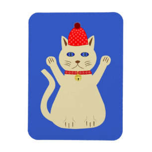 Magnet Flexible Joli chat de Noël