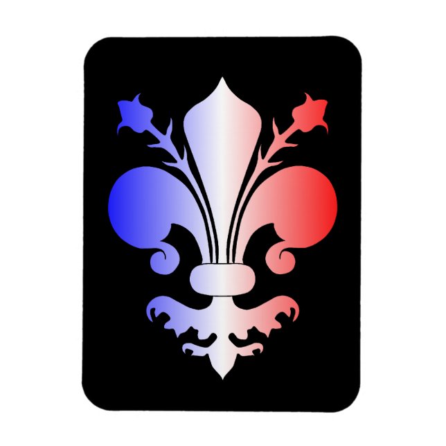 Magnet Flexible Joli design Fleur De Lis (Vertical)