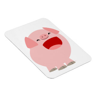 Magnet Flexible Joli dessin chantant porc aimant flexible