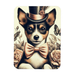 Magnet Flexible Joli Jouet Vintage Fox Terrier