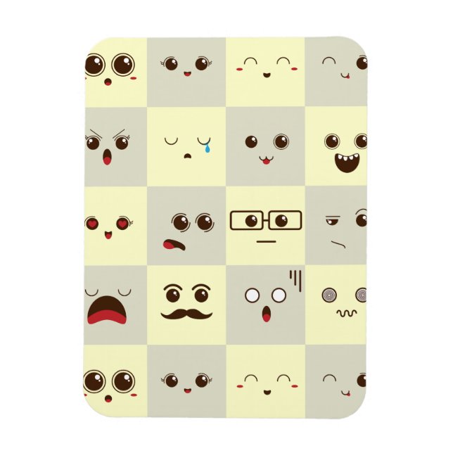 Magnet Flexible Joli minois (Vertical)