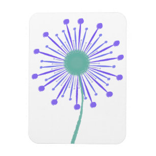 Magnet Flexible Joli motif floral de fond