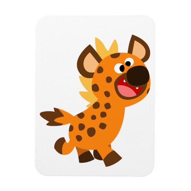 Magnet Flexible Joli petit dessin Hyena Aimant flexible (Vertical)