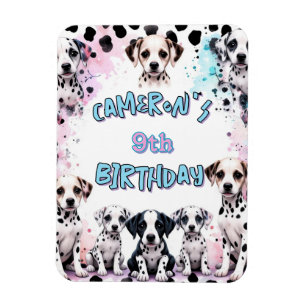 Magnet Flexible Jolie dalmate chiot Anniversaire