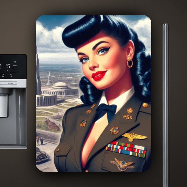 Magnet Flexible Jolie épinglette militaire (Créateur téléchargé)